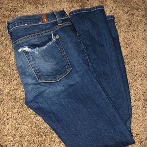 NWOT Seven Jeans Ankle Skinny Maternity Size 28